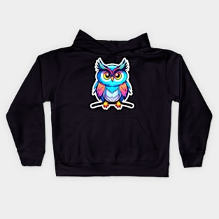 Owl lustration Kids Hoodie